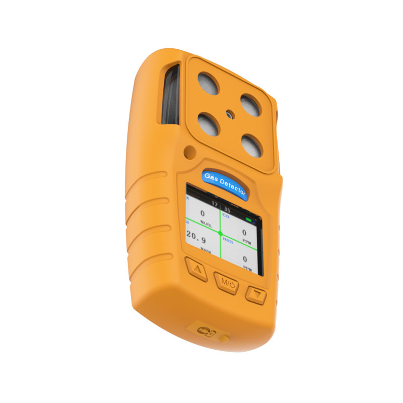 4 In 1 Gas Detector , Portable Multi Gas Analyser With USB Charger Port