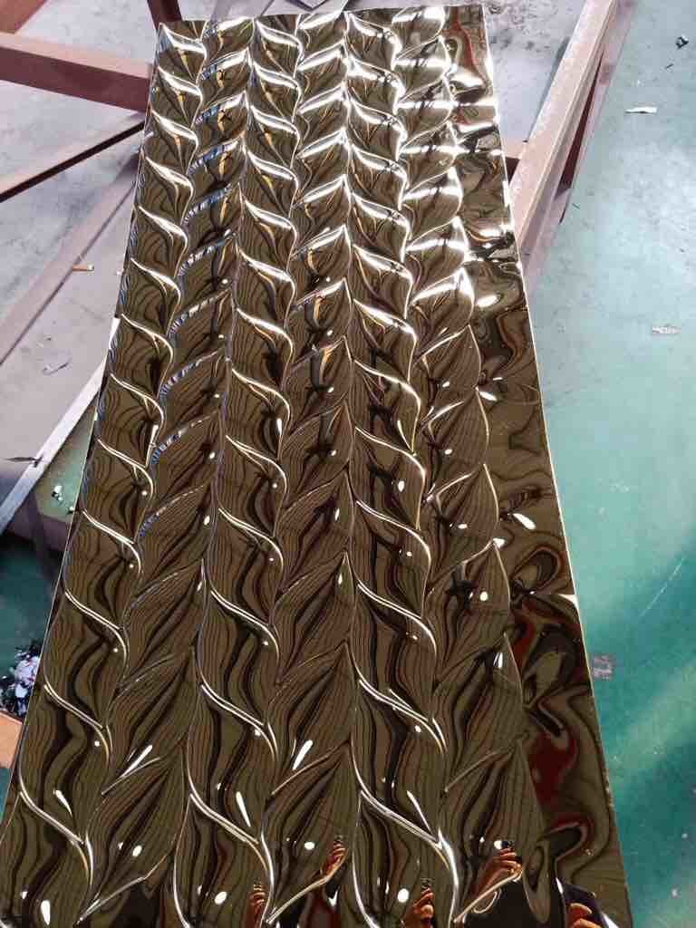 304 316l Grade Hammered Pattern Metal Sheet 1219*2438mm Stainless Steel Sheet