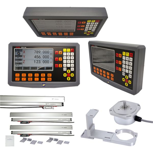 SINO SDS2-3VA 3-Axis Digital Readout System with KA300 Linear Scale Optical