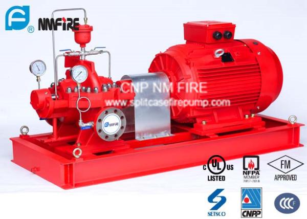 Horizontal Electric Motor Driven Centrifugal Pump 750GPM With 143KW Max Shaft