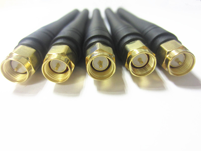 Rubber Duck Style 915MHz Wifi Antenna with V.S.W.R≤2.0 and Max Input Power of 50W