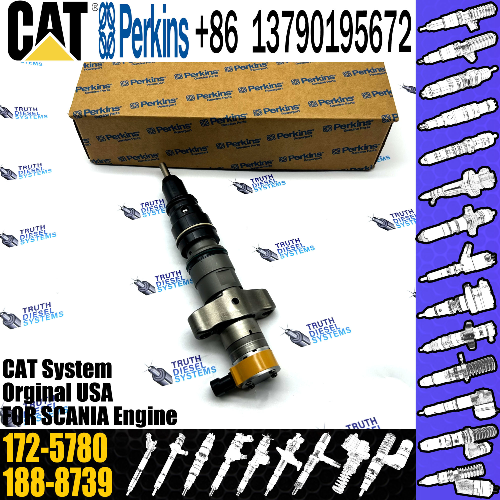 Common Rail Fuel Injector 235-2888 235-9649 236-0962 10R-7224 Injector Nozzle