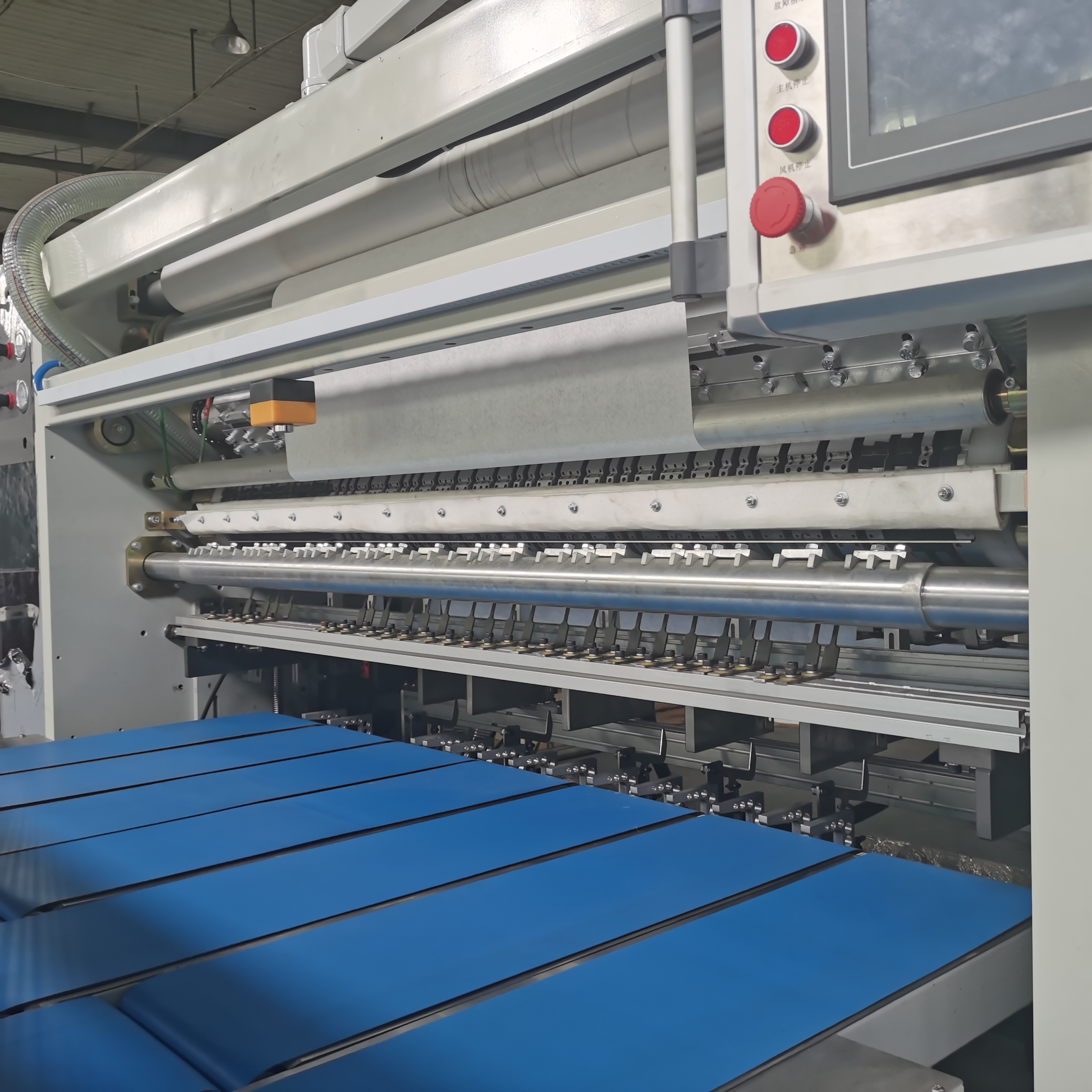 Drawing Facial Tissue Folder Slitter Bag Backing Machine Equipment with 120m/min Speed