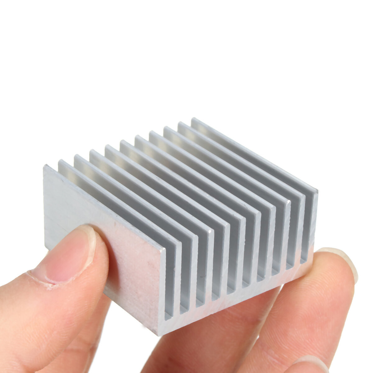 53.5 X 30 Mm Square Heat Sink Aluminum Profiles For CPU LED Power Cooling