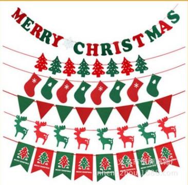 Christmas decorations, Christmas decorations, flags, flags, flags, flags,