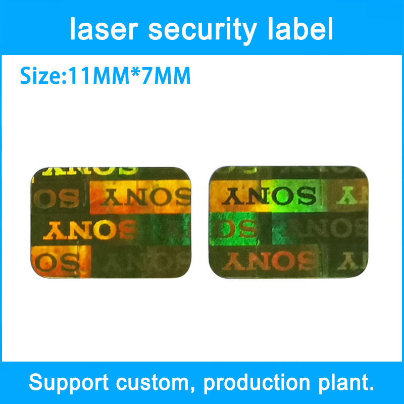 Double Layer 3D Holographic Sticker Safe QR Code Hologram Sticker