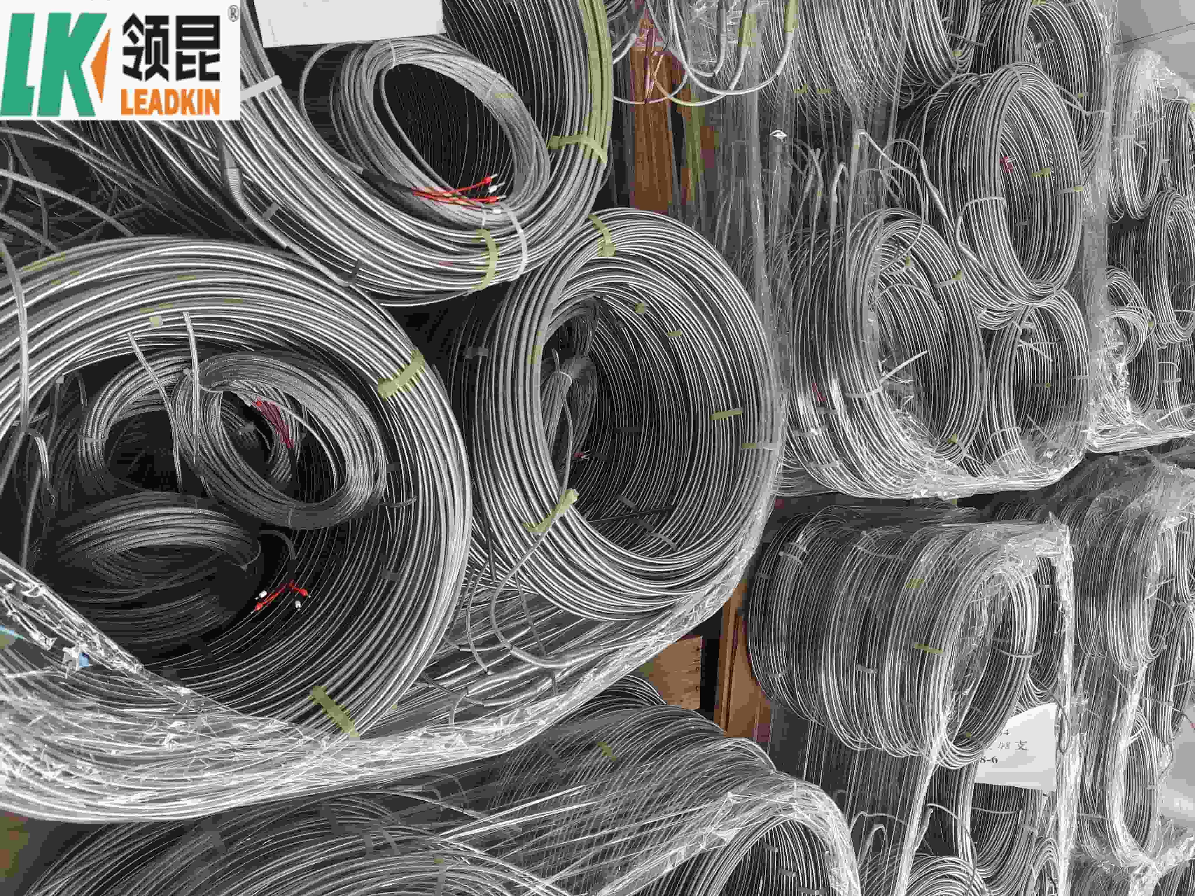 Mineral Insulated Shielded Type K Thermocouple Wire Pt100 Extension Cable SS 321