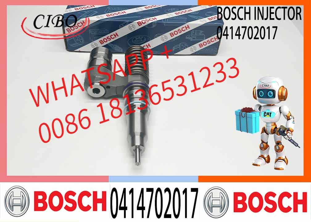 Genuine Diesel Common Rail Fuel Injector 0414702002, 3165869, 0414702017, 5236686, 5237146, 8113286, 3165874, 3964829