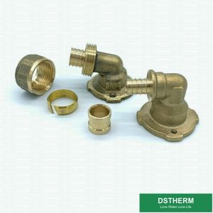 1/2" - 2" 105 Degrees Elbow Pex Brass Fittings Customized Pipe Slide Brass