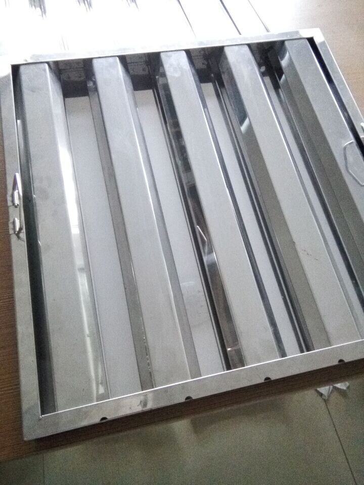 Indoor Baffle Grease Filters Stainless Steel Baffle Filters For Commercial Hoods