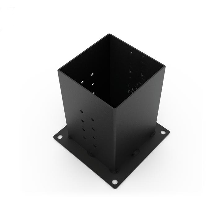 Black Electrophoretic Coating Outdoors Supports for 45 Degree Post Pergola Angle Bracket