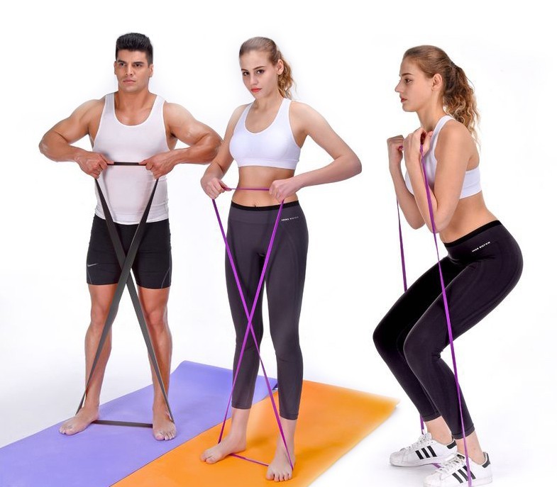 Latex 2.08m 35lb Heavy Ankle Tube Resistance Bands For Arms Legs Training