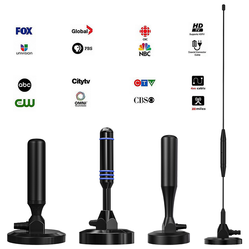 Active UHF TV Transmitter Antenna with VHF174-230/UHF470-862 Frequency 50 Ω Impedance