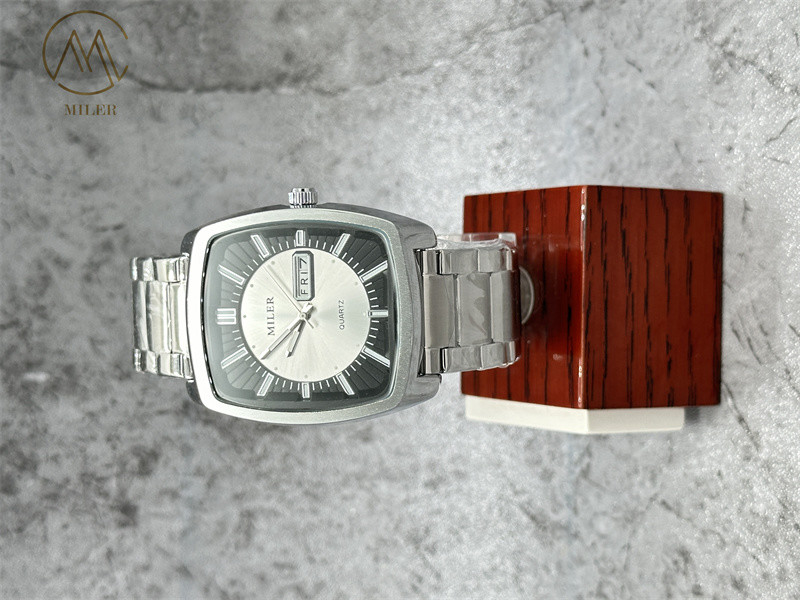 Business Watch Stainless Steel Waterproof Brand Wristwatches Quartz for Men