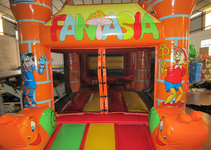 Mini inflatable fantasia bouncy small size inflatable mini jumping house for kids under 5 years old with printing