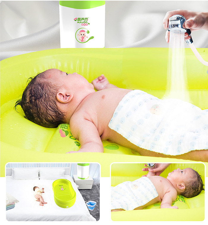 Music Function BPA Free Inflatable Baby Bathtub European Standard PVC Material