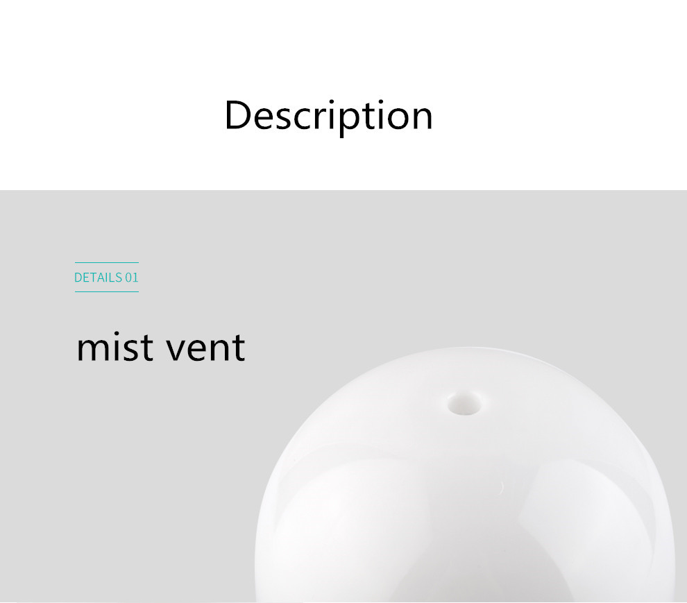 Bedroom Aroma Diffuser Humidifier Medical Humidifier 300ml Tank Volume