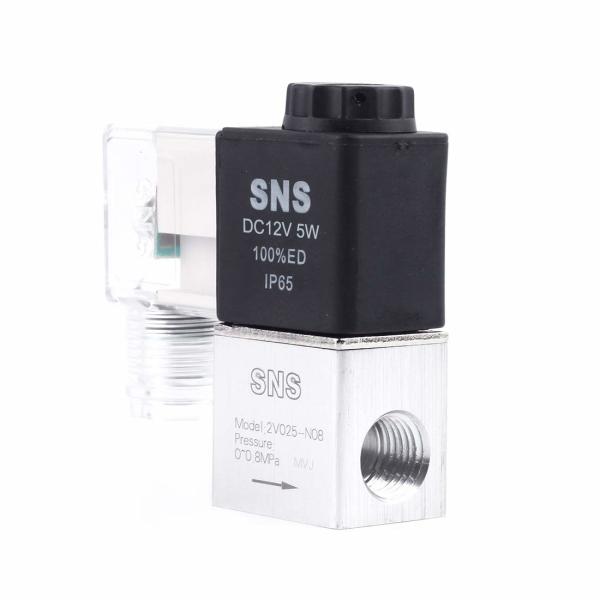 2V Series Solenoid Valve Single Coil Pilot Operated Electric 2 Position 2 Port
