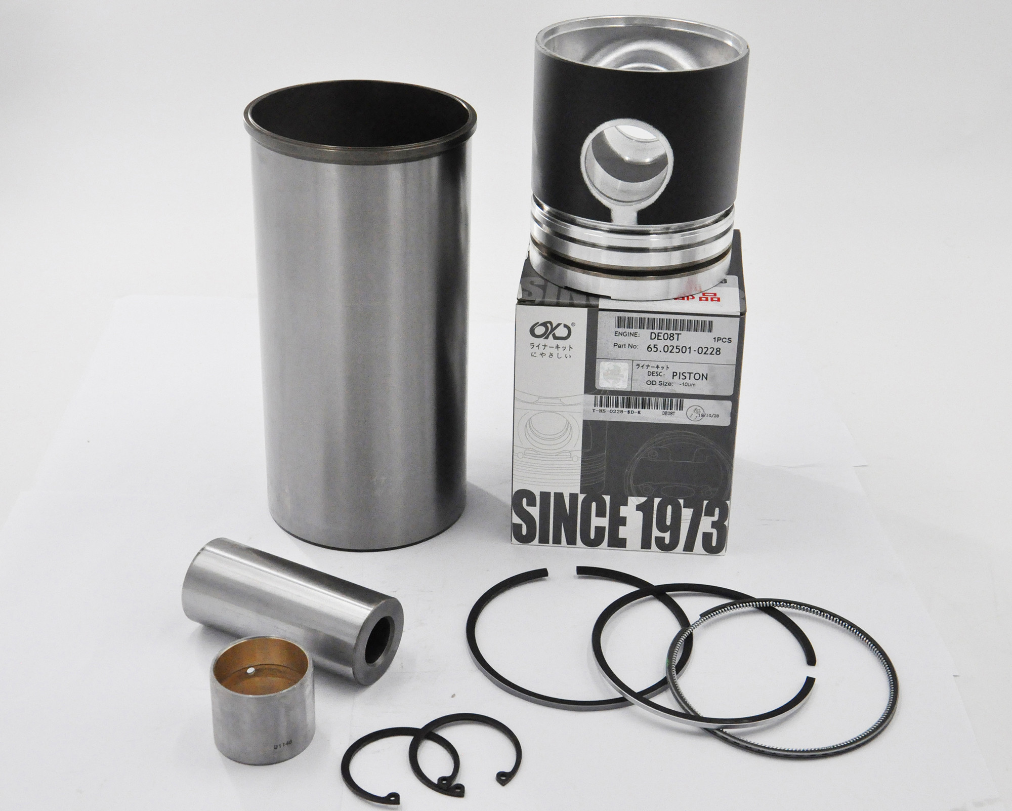 Fatigue Resistance Volvo Piston Rings Set D7D Overhaul Kit Engine Rebuild Kits