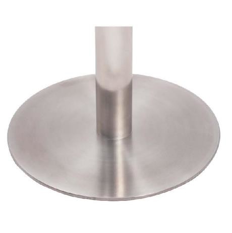 ISO9001 Metal Table Legs Round Modern Patio Table Base Dia 560mm Stainless Steel