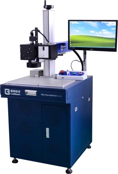 Jewelry Parts 30W Optical Fiber Laser Marking Machine With CCD Camera Positionin
