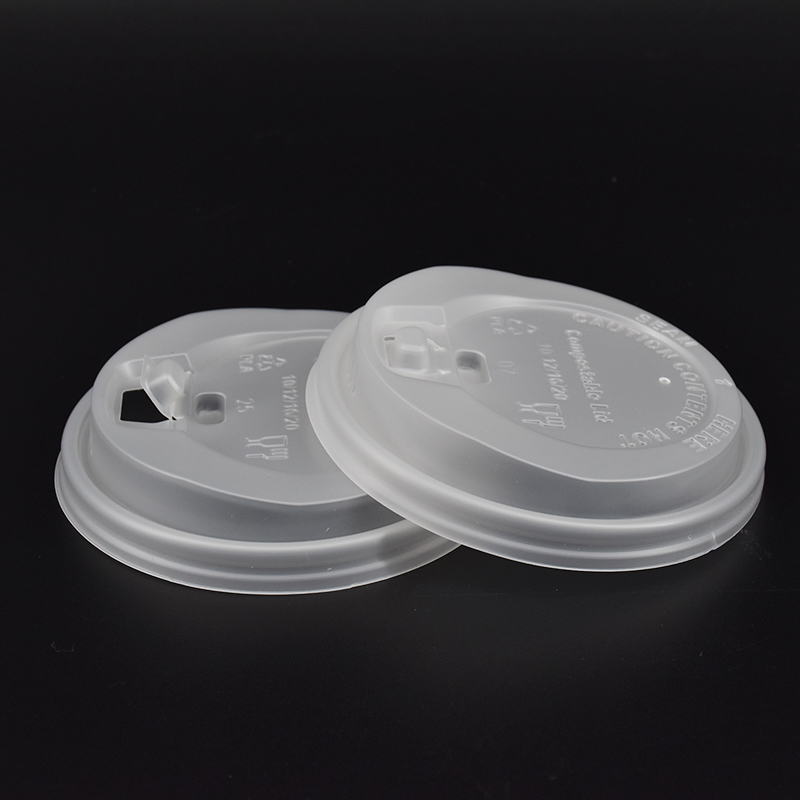 ф90mm Flid CPLA Lid Biodegradable Plastic Lids Environmental Friendly