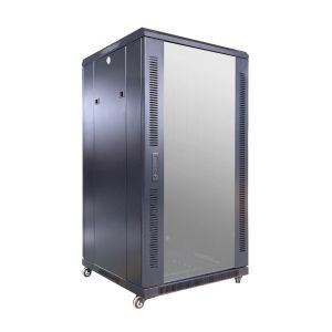 China OEM ODM High Quality 19 Inch 42U Floor Standing Cabinet Enclosure With Mesh Back Door on sale