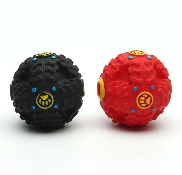 Non toxic pet toy treat ball vinyl pet treat ball for sale china