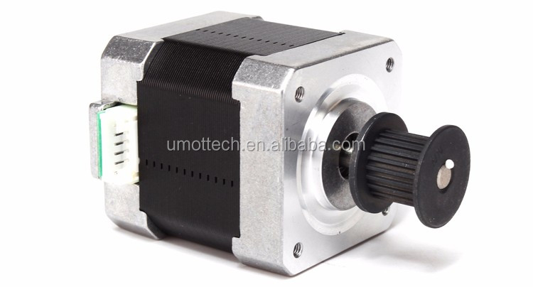 Class B Insulation 2 Phase Nema 17 42mm Hollow Shaft Stepper Motor for Smooth Motion