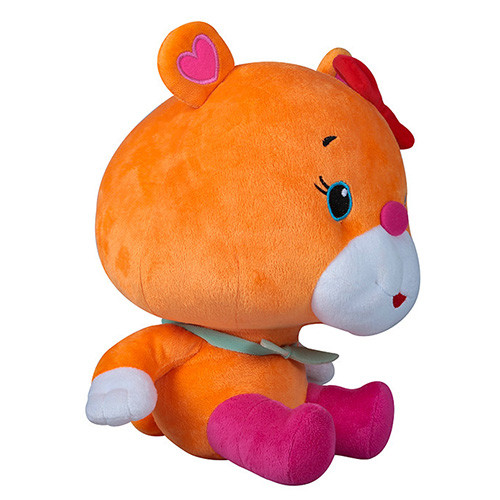 Bear Soft Plush Stuffed Animals Cute Design Embroidery Logo 12 Inch Height