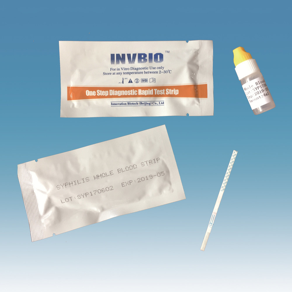 Professional Medical Devices Syphilis Test Strip One Step For Hospital