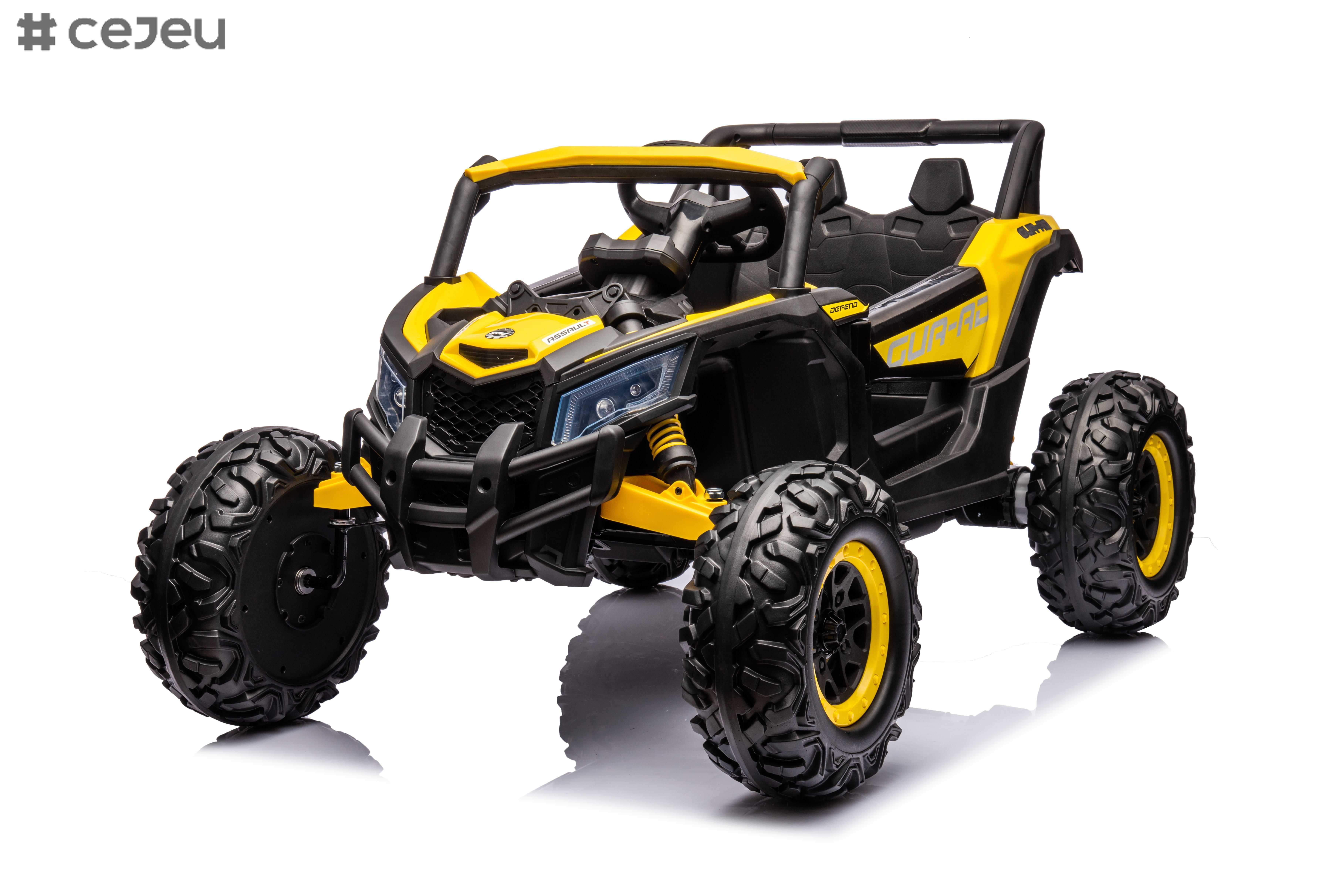 12V Battery Powered Ride on UTV w/ Remote Control, Adjustable Speed & Storage Trunk, Electric Toy Car for Kids