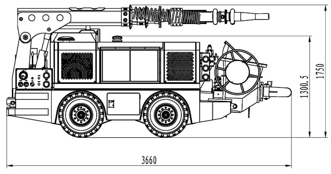 10 Cubic Meters/H Shotcrete Machine, Concrete Spraying Machine, Wet Concrete Spray Machine, Shotcrete Robot, Wet Mix Concrete Sprayer