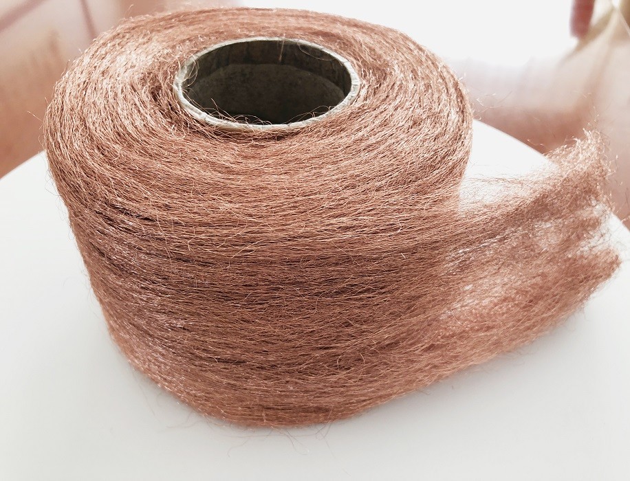 0.08mm Conductive Wool Copper For Shielding And Cleaning