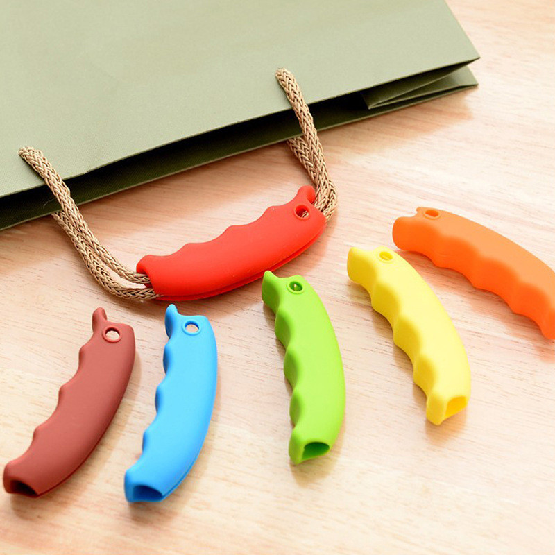 Silicone bag lifting device plastic button carrying device 9*2.3*2.5mm logo customized