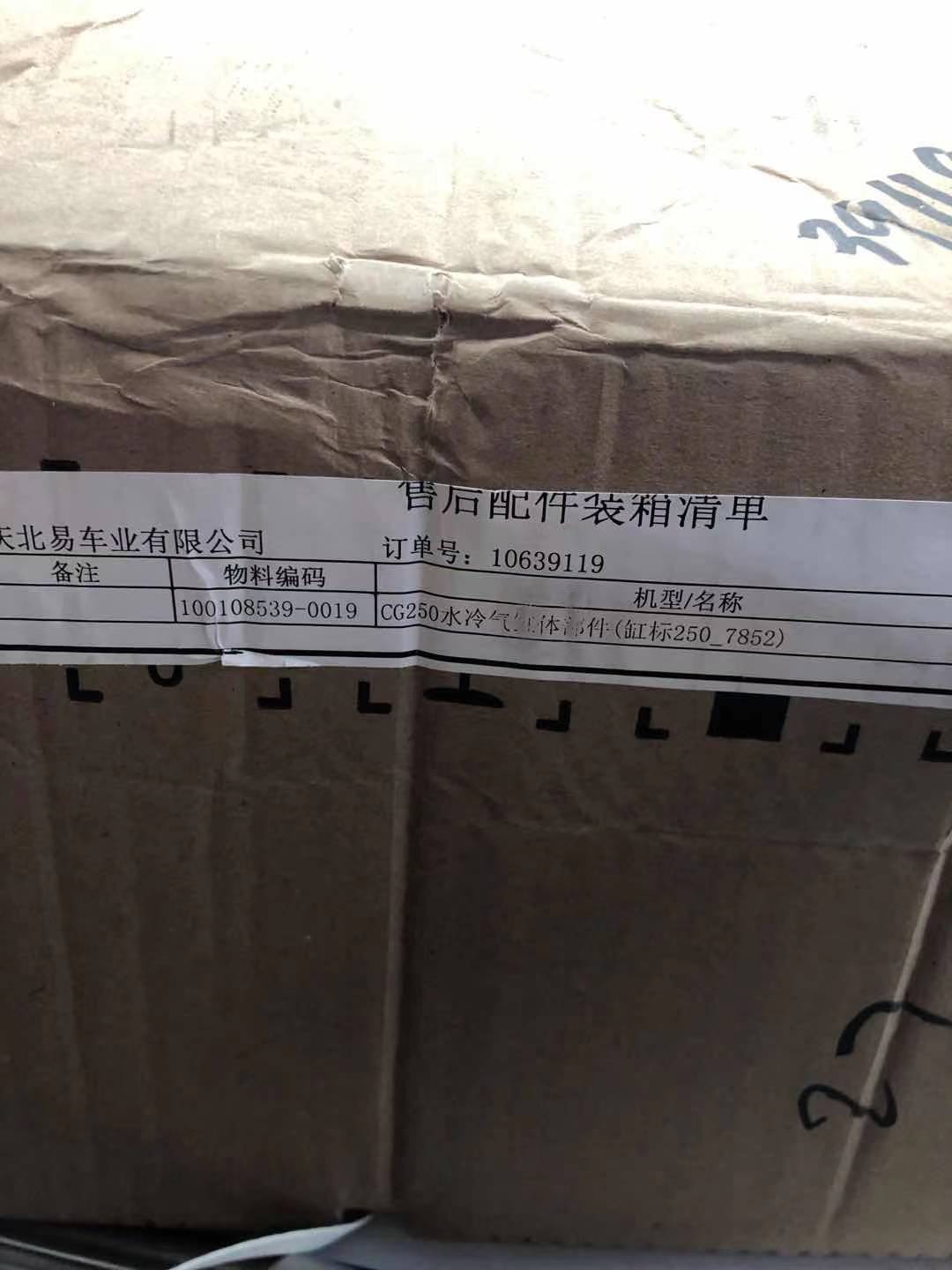 Motorcycle Engine Spare Parts Complete Cylinder Head for DAYANG CG250 Gasoline Engine