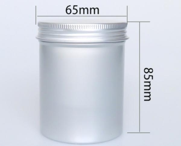 250ml 65*85 Silver Threaded Aluminum Can Flower Tea Tea Canister Snack Candy