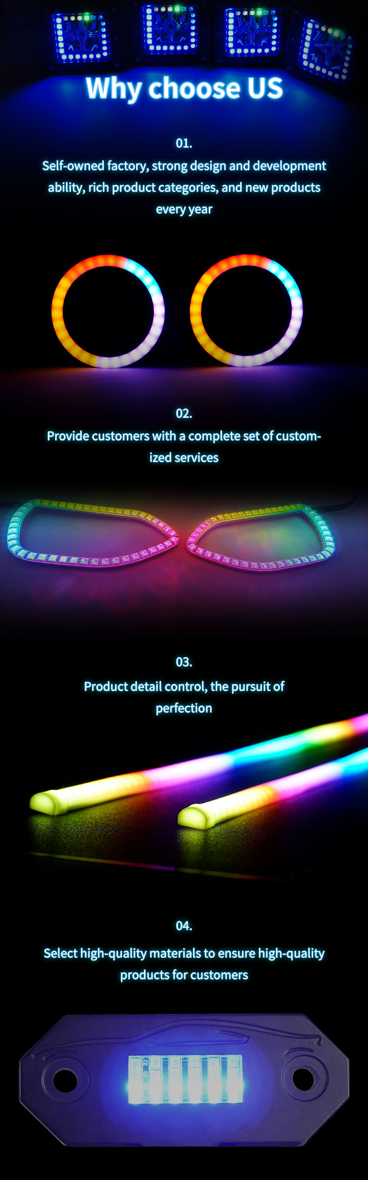 30cm 60cm 90cm Sequential Turn Signal Led Strip Led Switchback Strip