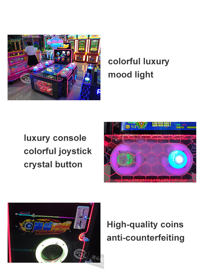 4 Players Peak Gyro Ticket Redemption Game Machine for Amusement Park