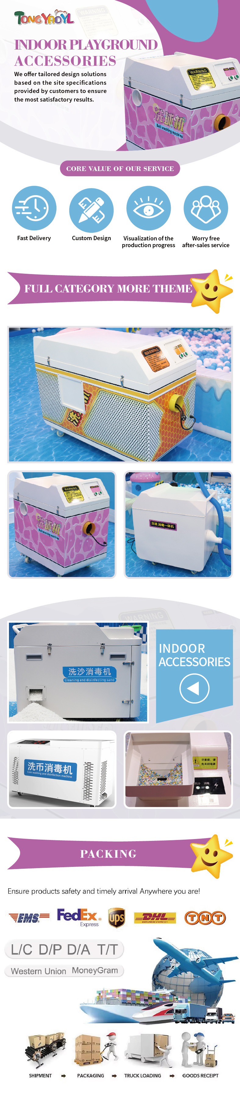 High Power Ball Pit Cleaning Machine Multi Functional Commercial Ball Pit Cleaner 1100*540*860mm
