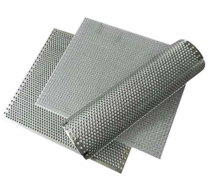 Round Perforated Sintered Metal Filter Disc Cleanable With 1CM - 100CM Width