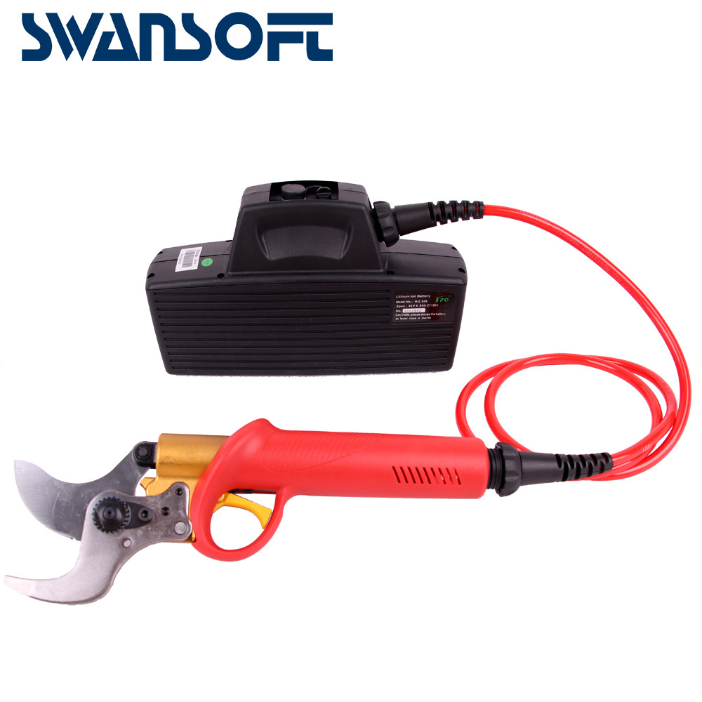 Swansoft 4.0CM Electric Pruner Lemon Tree Branches Cutting Electric Pruning Shears Manufactures