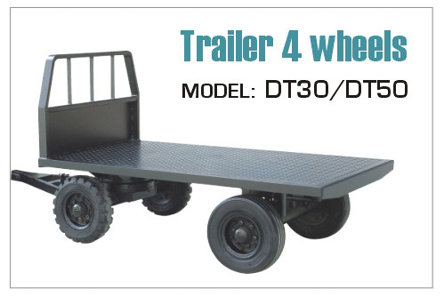 Full AC System Electric Tow Tractor 2 Ton High Range Steering Design