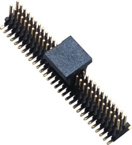 1.0mm Dual ROW SMT Pin Header Connector Single GF Brass Gold Flash