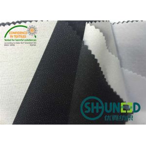 30D Stretch Woven Interlining Fabric Plain Weave Fusing With Silicon Process