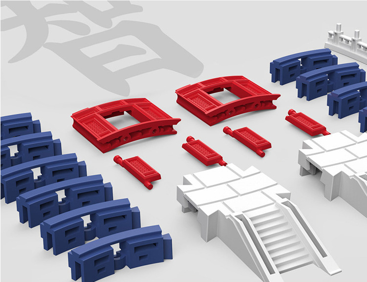 Customized Injection Molding Plastic Part Mold with 300000-1000000 Shots Mould Life in Red and All Colors