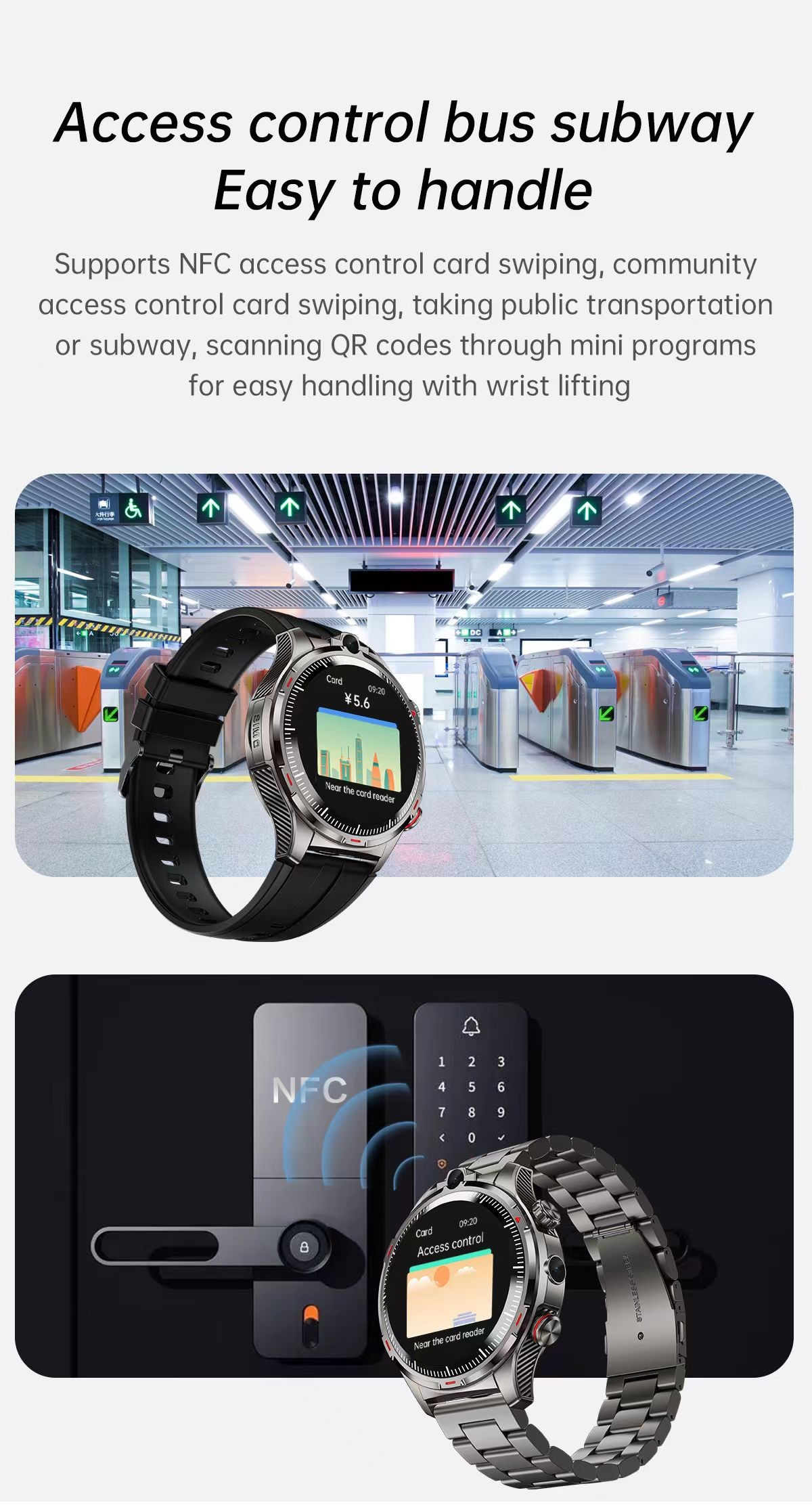 AMOLED Screen Smart Watch LW12 4G Dual Camera Smart Watch With WIFI