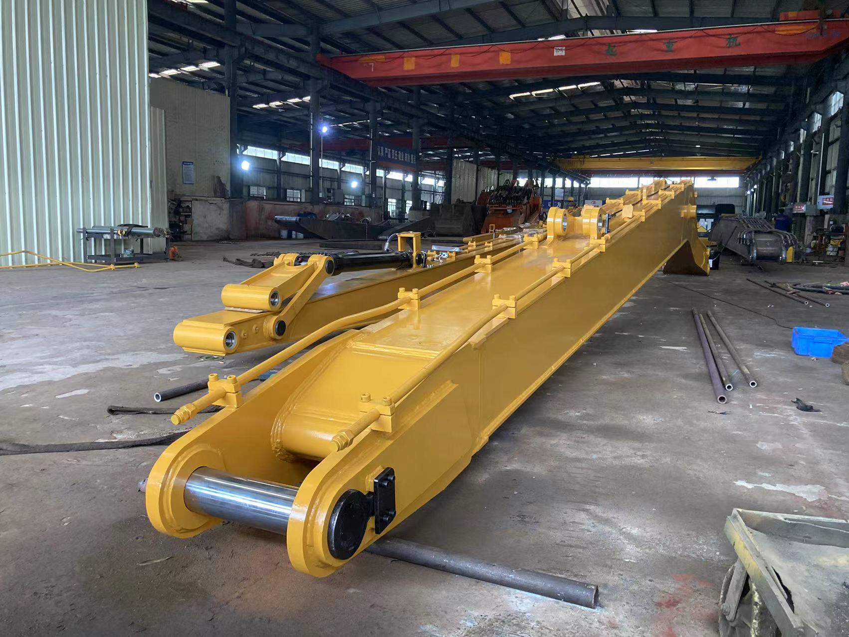 Custom Excavator Boom Arm , Volvo Excavator Attachments Long Reach Arm