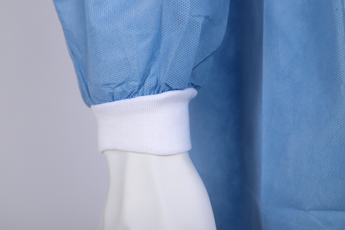 Non Woven Clothing Disposable Work Clothes Disposable Safety Lab Coat Jacket OEM and Sample Free 3 to 10 Days