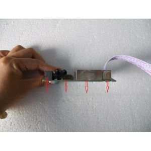 open frame touchscreen 10.1" inch LCD display VGA support HD AV monitor with